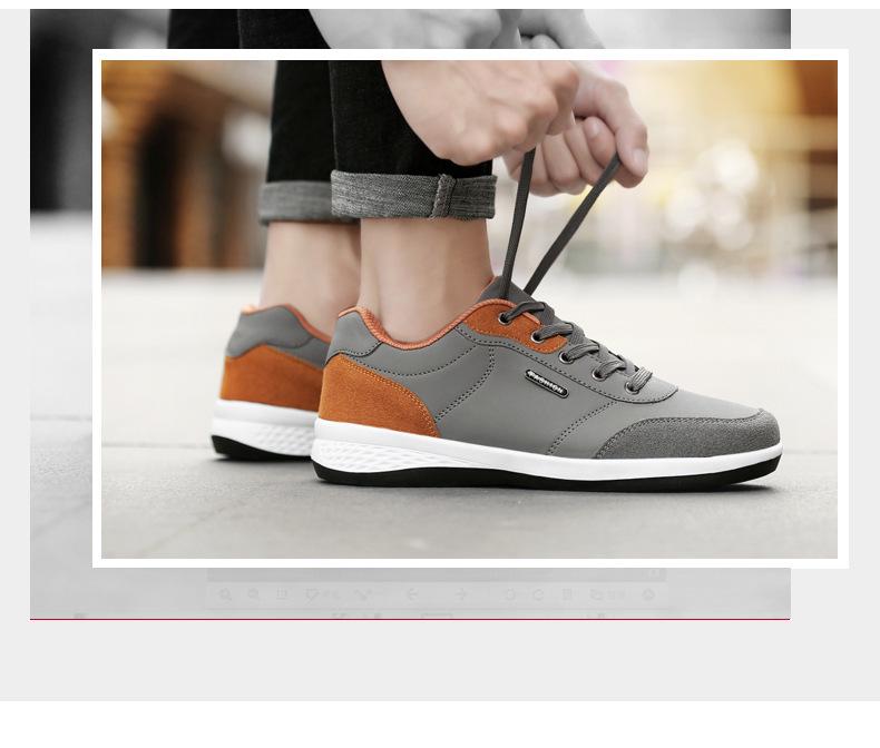 Spring Men's Non-slip Casual Walking Shoes - Soft Sole for Middle-aged and Elderly