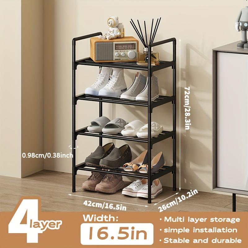 1 Multi-layer Stackable Shoe Rack - Large Capacity Storage, Easy To Install and Remove, Space Saving Design, Durable, Sturdy, Multifunctional