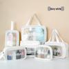 MDNG Transparent Travel Cosmetic Bag Set