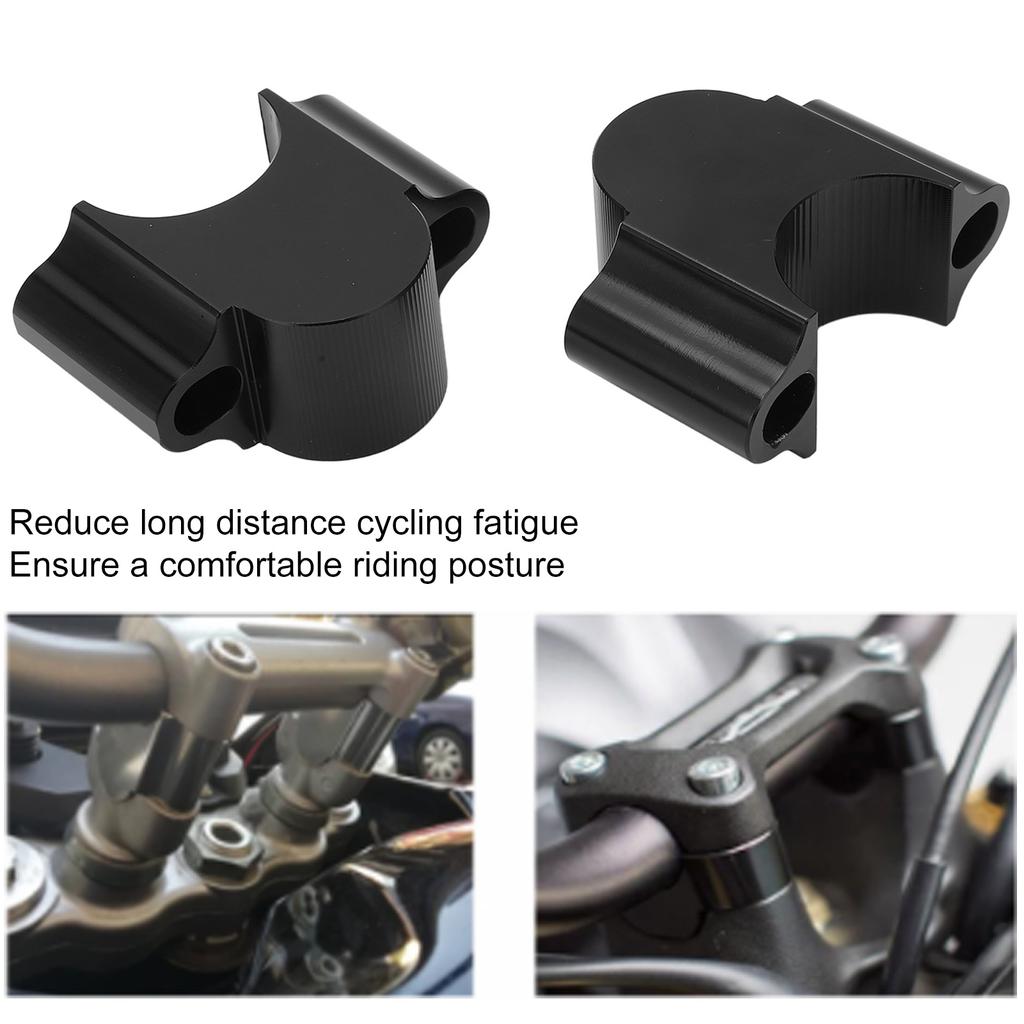 28mm Motorcycle Handlebar Riser Clamp   30mm Height Mount Clamp Replacement For WR250F 2015‑2017