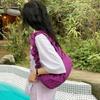 2023 Travel Pleated Crossbody Bags Solid Color Shoulder Bag for Women Trendy Bag