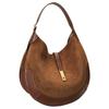 Polo Ralph Lauren Polo ID Logo Magnetic Closure Leather Tote Shoulder Bag Large Women Bags Brown WAPOBAG02V20122