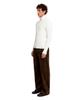 ERA Men Slim-Fit Zip-Up Sweater - White