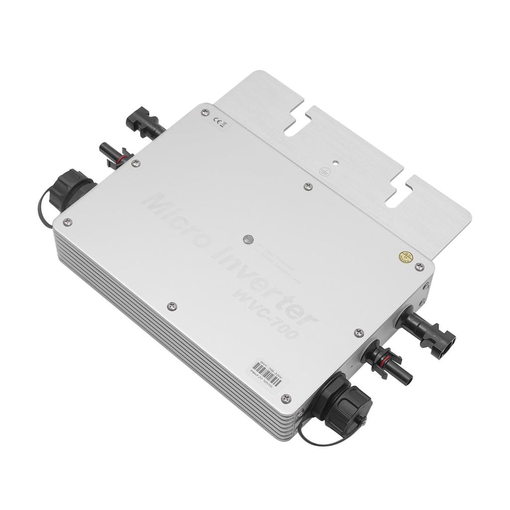 Solar Micro Inverter,Waterproof IP65 Wvc-700W Grid Tie Mppt Pure Sine Wave Dc to Ac Solar Grid Tie Micro Inverter Solar Power