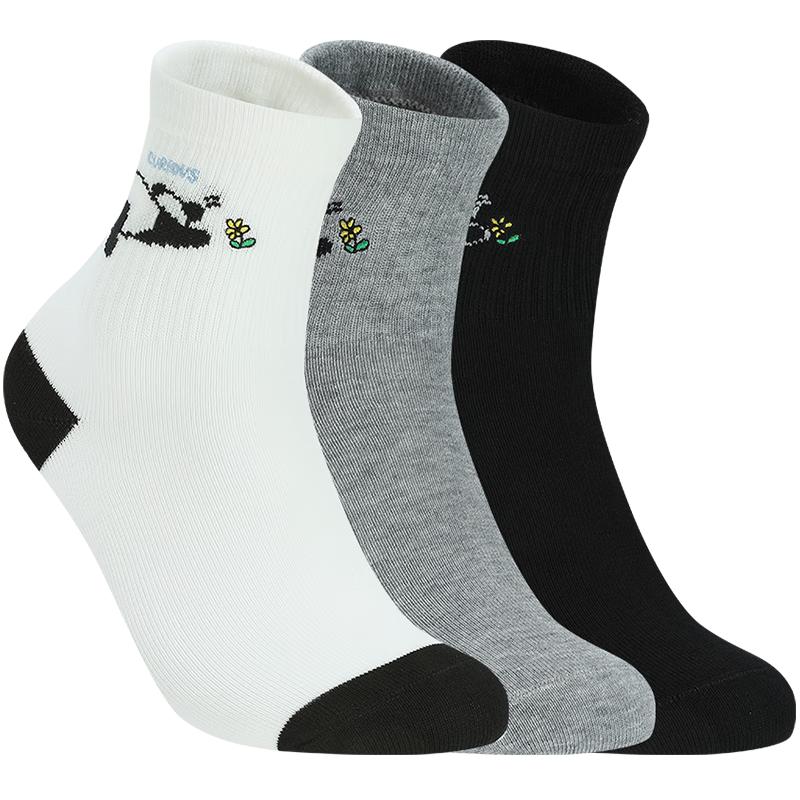 FILA Women s Mid-Cut Sports Socks 3-Pair Pack XS