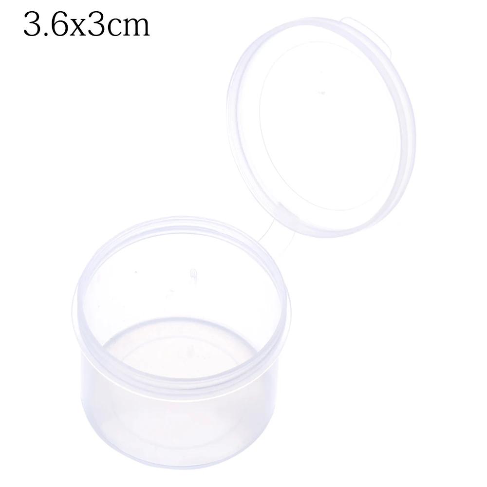 1pc Small Plastic Home Items Sundries Organizer Case Transparent Storage Box Jewelry Beads Container Fishing Tools Storage Box