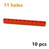 43857 32524 32316 Dickes Loch Arm Träger Hubarm Achse Auto Technische 1x2 1x7 1x5 Stein Kreatives MOC Baustein Kompatibles Spielzeug