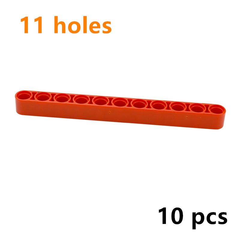 Technische Hefarm 1x11 Dik met Gaten - Robotarm & Auto Bouwstenen DIY Constructiespeelgoed Deel 32525