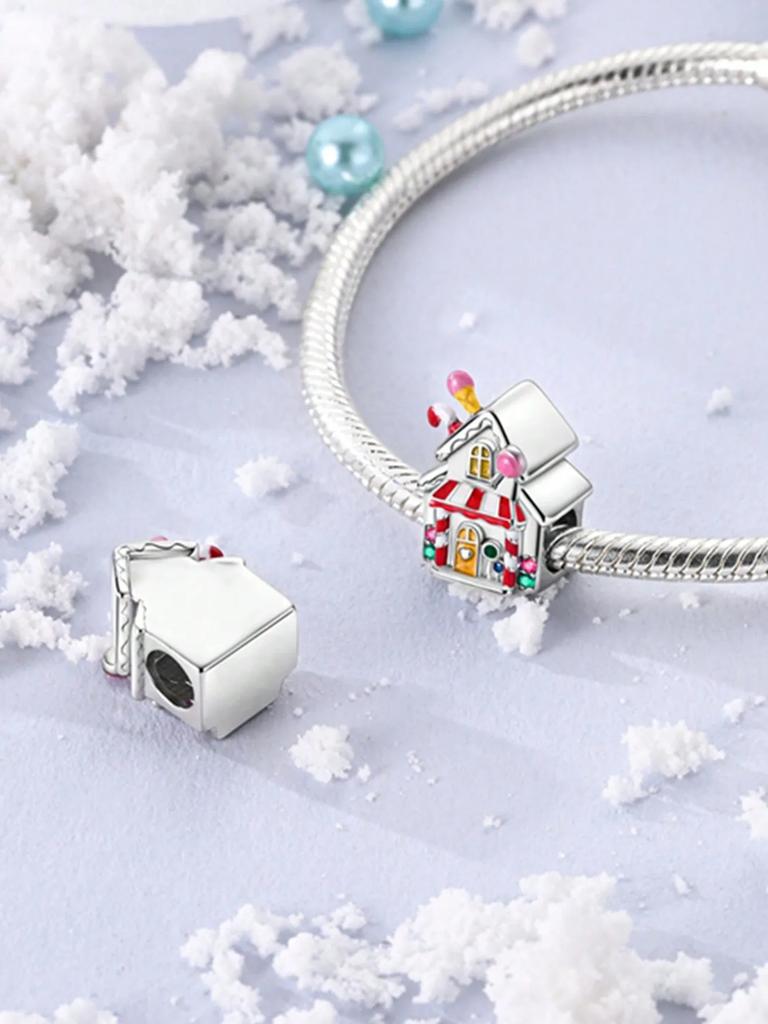 Copper Colors Christmas Bear Snowman Penguin Beads Charm Pendant For Original Bracelet For Women Diy Jewelry Love Gift