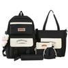Children's Schoolbags Elementary School Girls Junior High School Students Five piece Backpack Middle School Students College Students Backpack