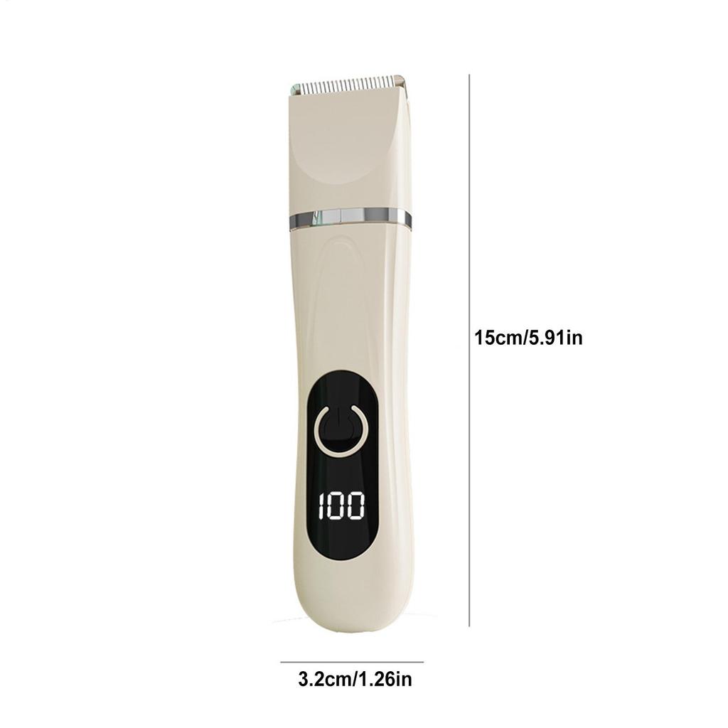 Dog Grooming Kit 4-in-1 USB Rechargeable Electric Shaver Grinder Pet Grooming Kit For Puppy Pet Dachshund Home Indoor Paw Claw