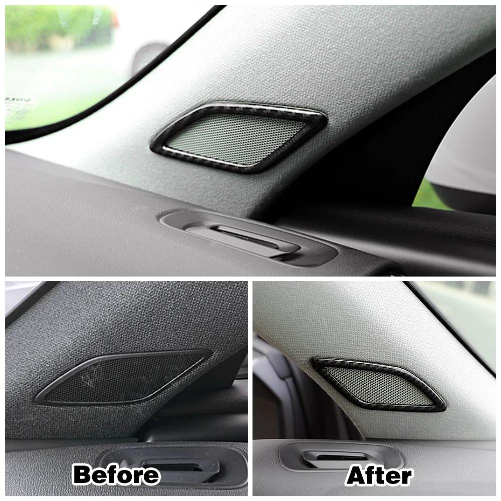 For Volvo XC40 2019-2024 A Pillar Audio Speaker Sound Ring Cover Frame Trim Car Interior Accessories Decoration Sticker