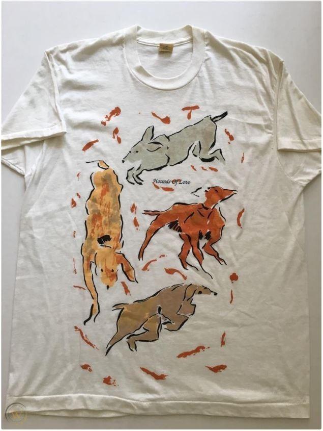 Maglietta Vintage 'Hounds Of Love' Kate Bush Cotone Uomo Donna S-5XL TP1215