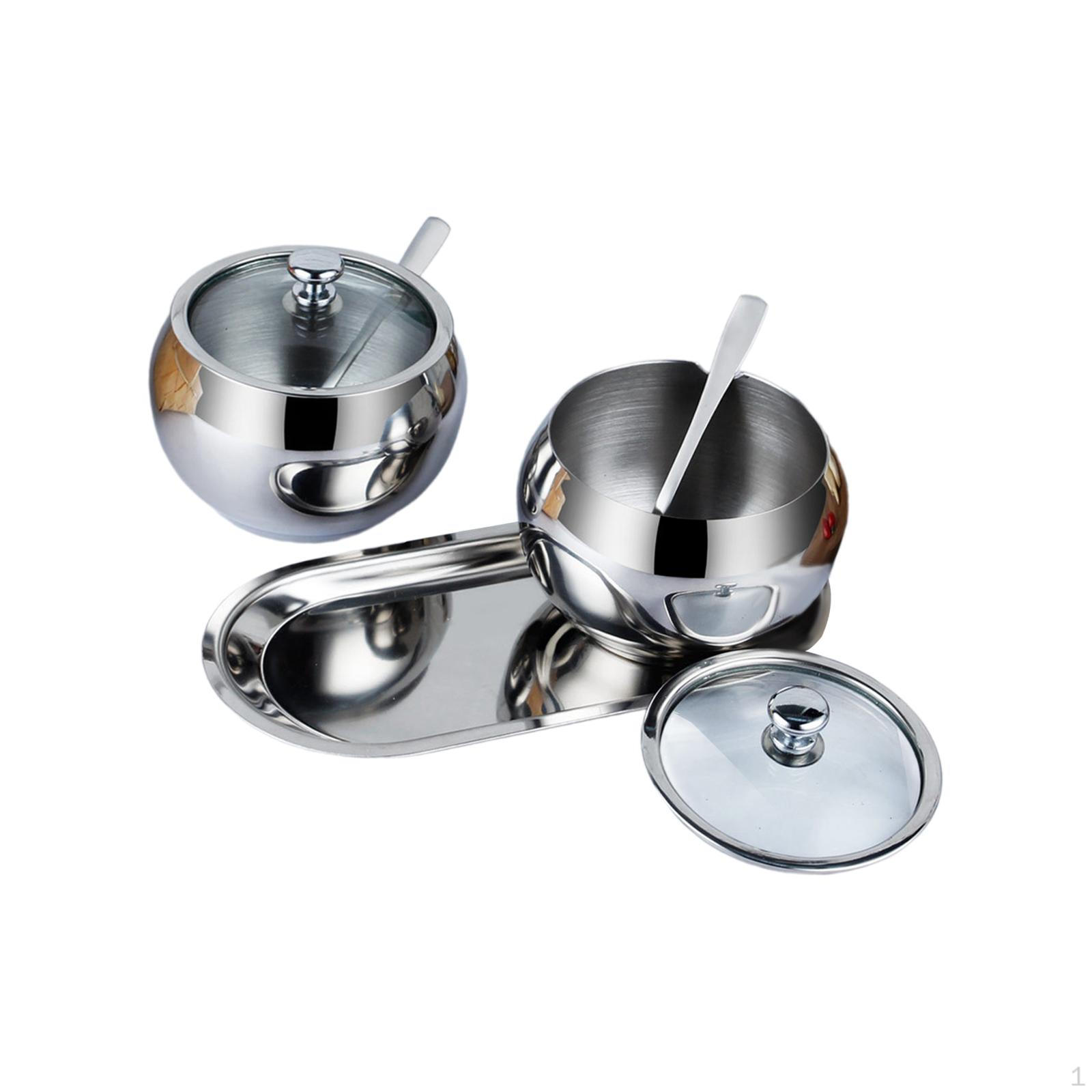 

Металеві банки для спецій Ємність для приправ Цукор Коробки для перцю для приправ 2pcs