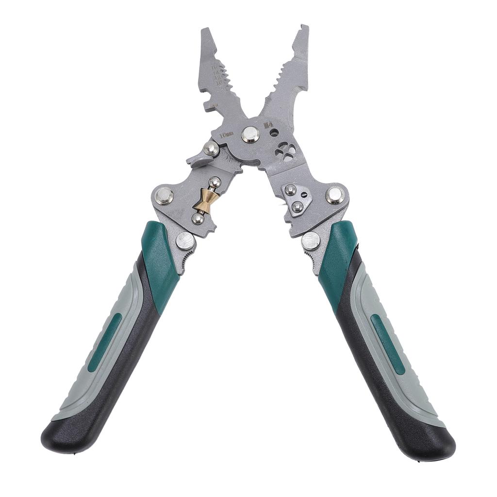 16 in 1 Foldable Wire Stripper Multifunctional Wire Stripping Plier Cable Cutter Crimper Tool for