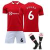 22/23 Manchester-United Home Football Jerseys Shorts Socks Set New  Shorts Socks Adult Sizes Outfits