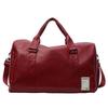Fashionable Outdoor Sports and Fitness Bag, Dry Wet Separation Handbag, Men's Leather Luggage Bag, Women's Large Capacity Travel Bag