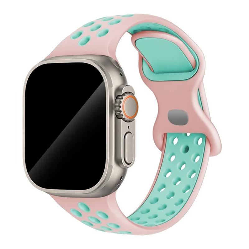 Sport Strap for Apple Watch Band 44mm 45mm 46mm 49mm/38mm 40 41mm Colored Particles Rubber Band IWatch Ultra 11 10 9 8 7 6 5 SE