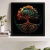 New Arrival 5D DIY Full Circle Diamond Painting "Round Tree Roots" Embroidery Cross Stitch Home Decor Gift