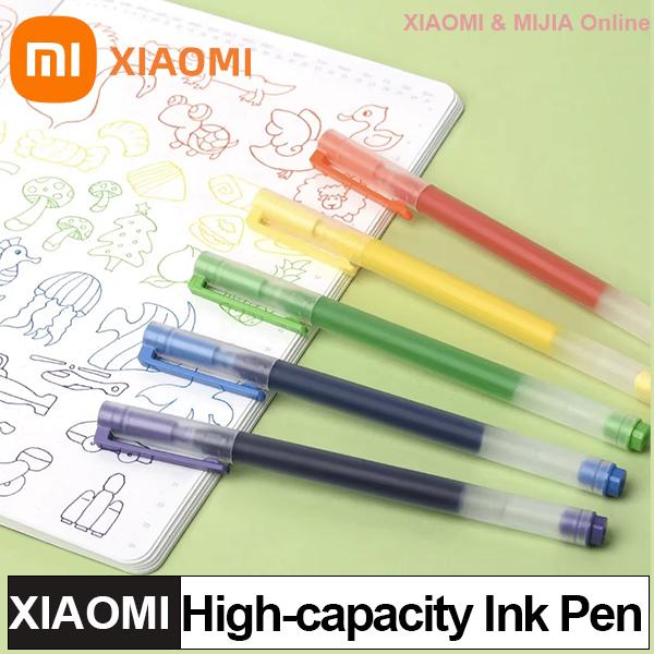 Original Xiaomi High-capacity Ink Pen 7 Color 0.5mm Xiaomi Pen Mi Pen Writing Pen For School Office Art Stationery Large Ink Pen