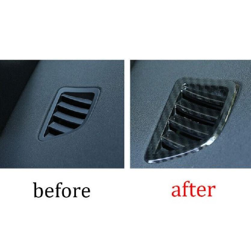For Range Rover Evoque -23 Carbon Fiber Dashboard Upper Air Outlet Vent Trim