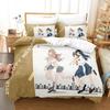 Anime Certain Scientific Railgun Misaka Mikoto Bedding Set Boys Girls Twin Queen Size Duvet Cover Pillowcase Bed Kids Adult