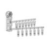 Yousheng Sock Drying Rack Wall Mounted Rotate Drying Hangers 28 Clips Strong Load-bearing Simple Installation Bathroom Laundry Rack