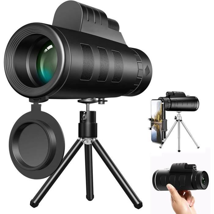 Télescope Monoculaire - HEYU - 40x60 - Vision Diurne Et Nocturne - Zoom 40x - Champ De Vision 1800M/9800