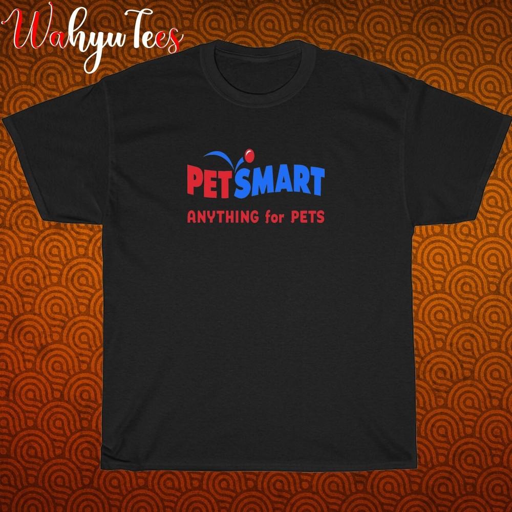 New! Pet Smart Food Market Logo Black Grey Navy White Size S-5XL Unisex T-Shirt