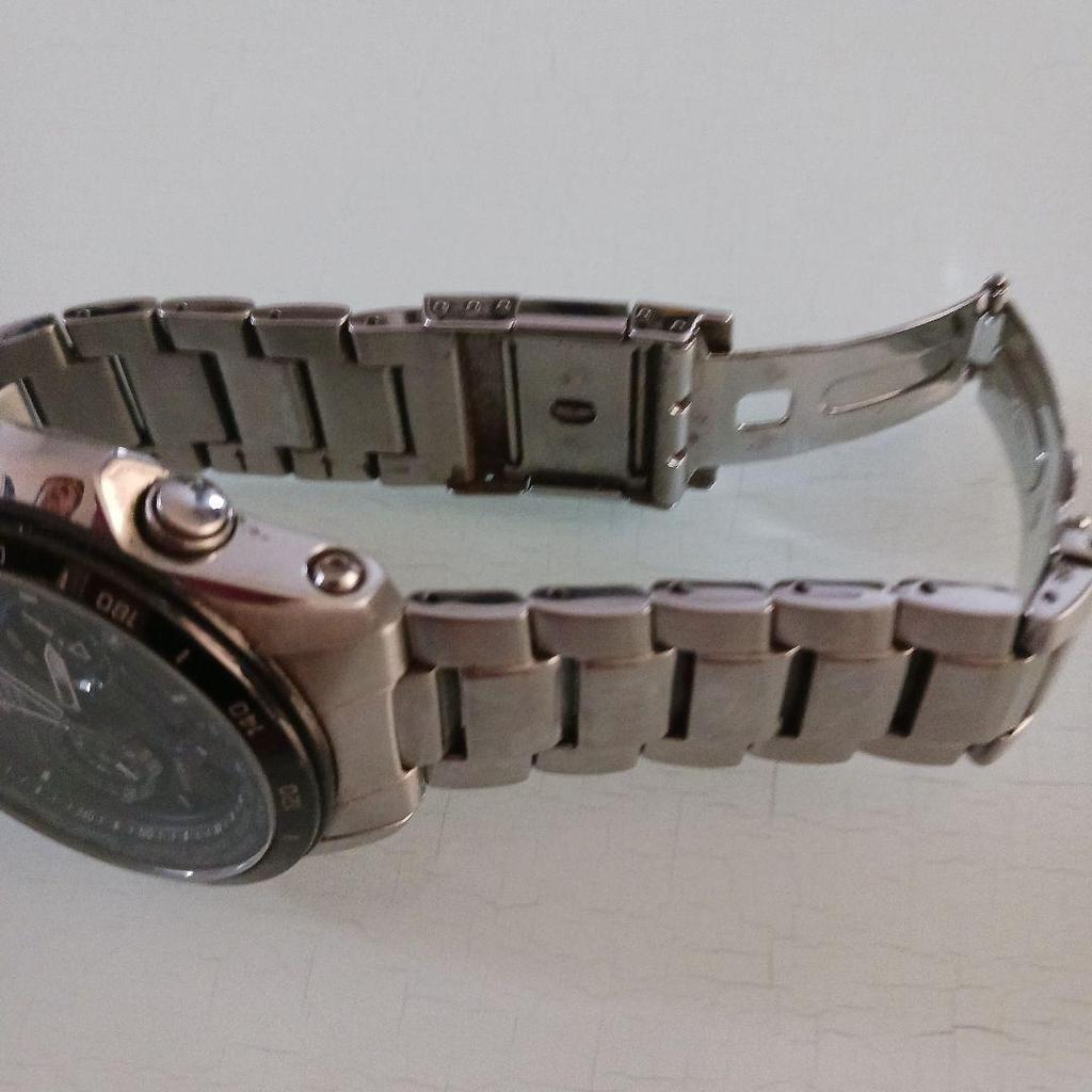 Used CASIO EDIFICE EQW-T1010 Radio-controlled Solar Watch