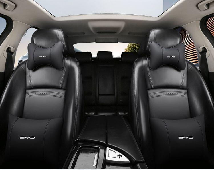 Compatible with New BYD Car Neck Pillow and Lumbar Support for Qin, Song Plus Dmi, Han, Tang, Yuan EV, and Dolphin Seal Models