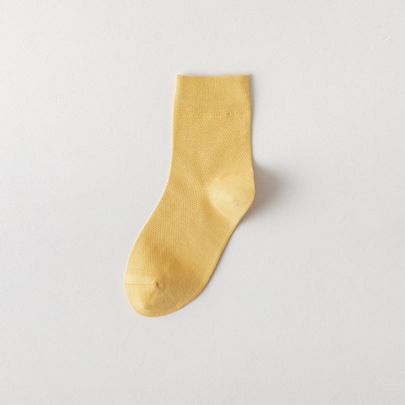 Spring and Summer Pure Cotton Socks - Breathable and Soft Short Socks Without Bones and Antibacterial - Pure Cotton Long Socks