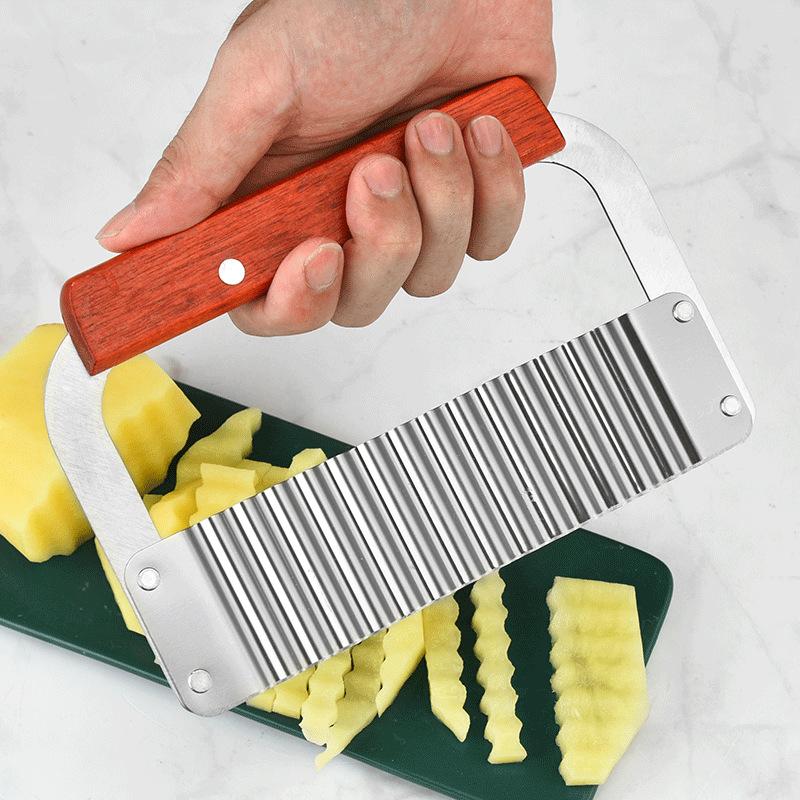 Multifunkčný vlnkovaný krájač na zemiakové hranolčeky