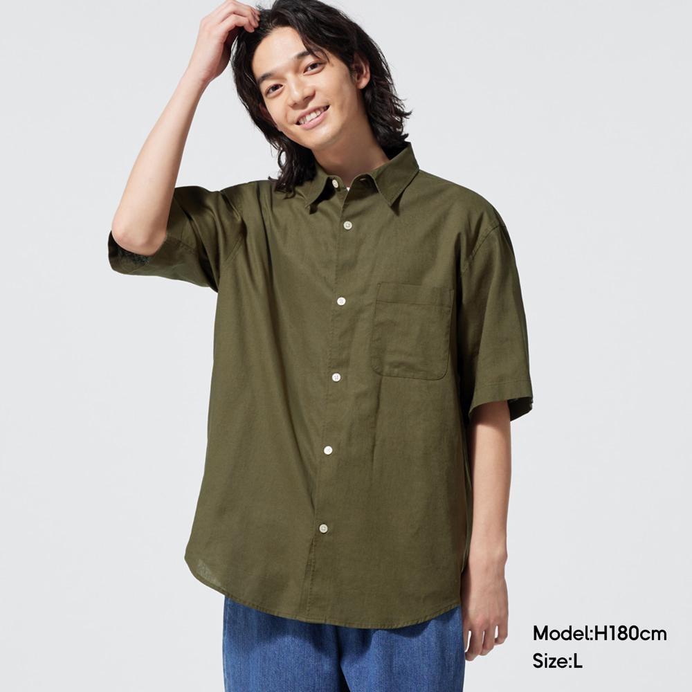 

GU Linen Blend Shirt 5 4 sleeves OSB+EC