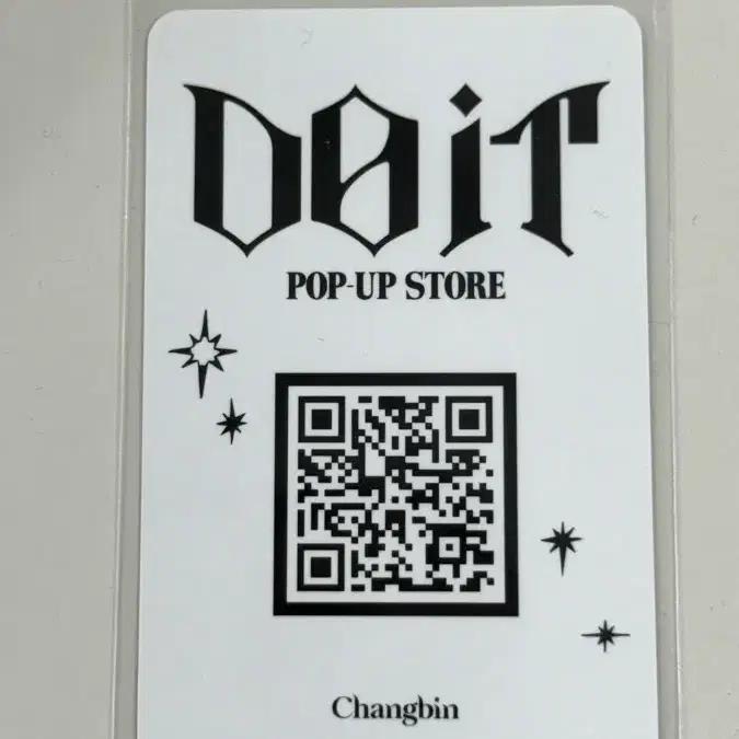 STRAY KIDS Changbin Do It Pop-Up QR photocard