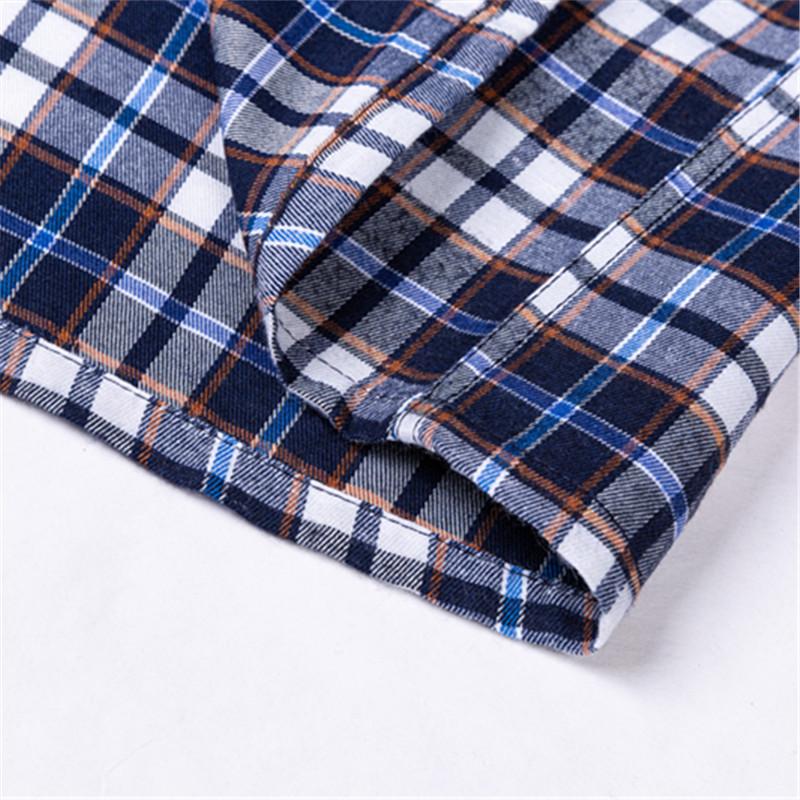 2026 New Men's Plaid Shirts Long Sleeve Checked Shirt Formal Fashion Thin Soft Classic Basic Casual Male Clothing 3XL 4XL