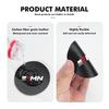 For Toyota 2Pcs Car Carbon Fiber Coaster Anti-Slip Water Cup Drink Mat Gazoo Racing TRD Corolla Yaris Chr Auris Rav4 Prado FF7
