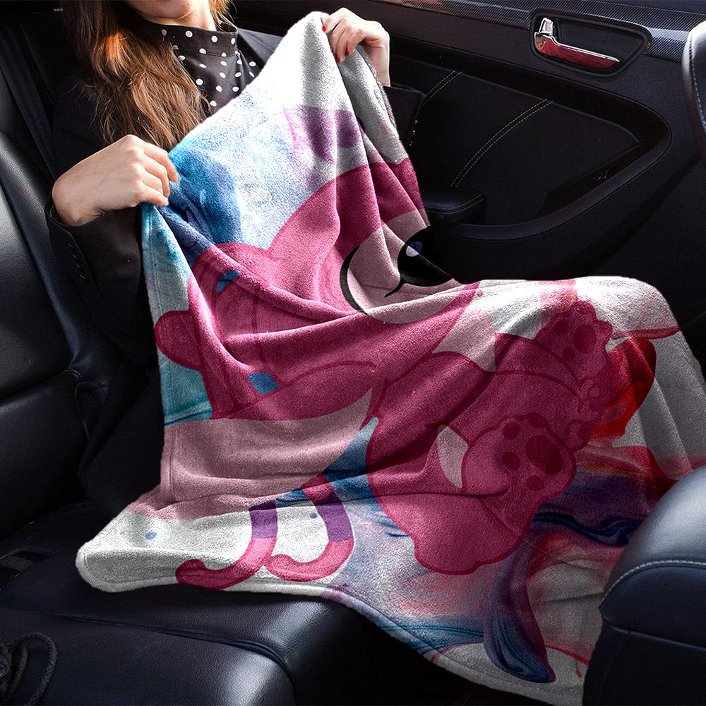 Pink Stitch Water Blanket Soft Throw Blanket For Home Bedroom Bed Sofa Travel Office Solid Christmas Blanket