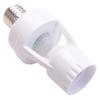 BAAJ-2X AC 110-220V 360 Degrees Pir Induction Motion Sensor IR Infrared Human E27 Plug Socket Switch Base LED Bulb Holder
