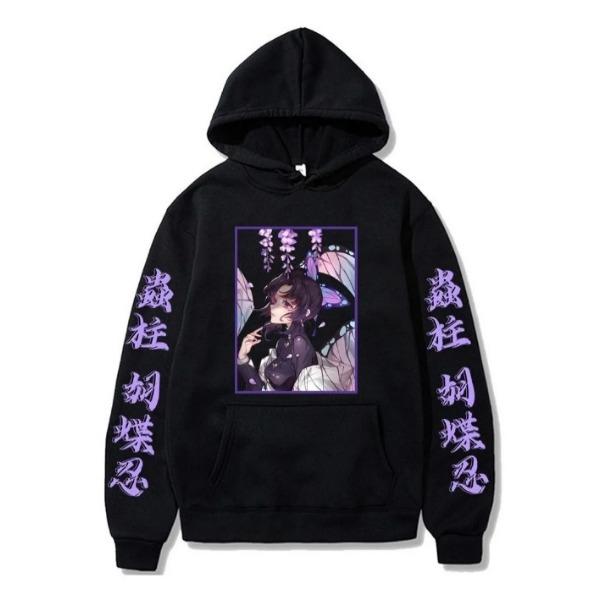 Butterfly Shinobu Fleece Large Size Couple Hoodie Hooded Sweater