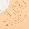 European and American new models, multi-layer stacked necklaces, simple love necklaces, pendants, star collarbone chains, women's style