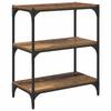 Vintage Wood Bookshelf 60 X 33 X 70.5 Cm Engineered Wood
