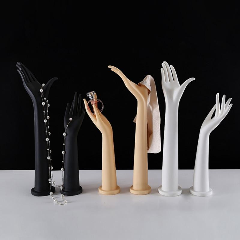 Multipurpose Lady Hand Glove Display Rack Portable Accessory for Enhancing Jewelry Presentation in Stores Daily Use