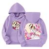 Child Fashion Lightweight Long Sleeve Pullover With Pockets  Print Hoodie