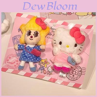 Cute Kt Cat Plush Doll Keychain Bag Charm Hellokitty Pendant Cartoon Backpack Decoration