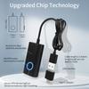2 in 1 USB Type-C Virtual Mouse Automatic Mouse Move Driver-free Undetectable Mouse Mover Keeps The Computer Active Prevent Lock