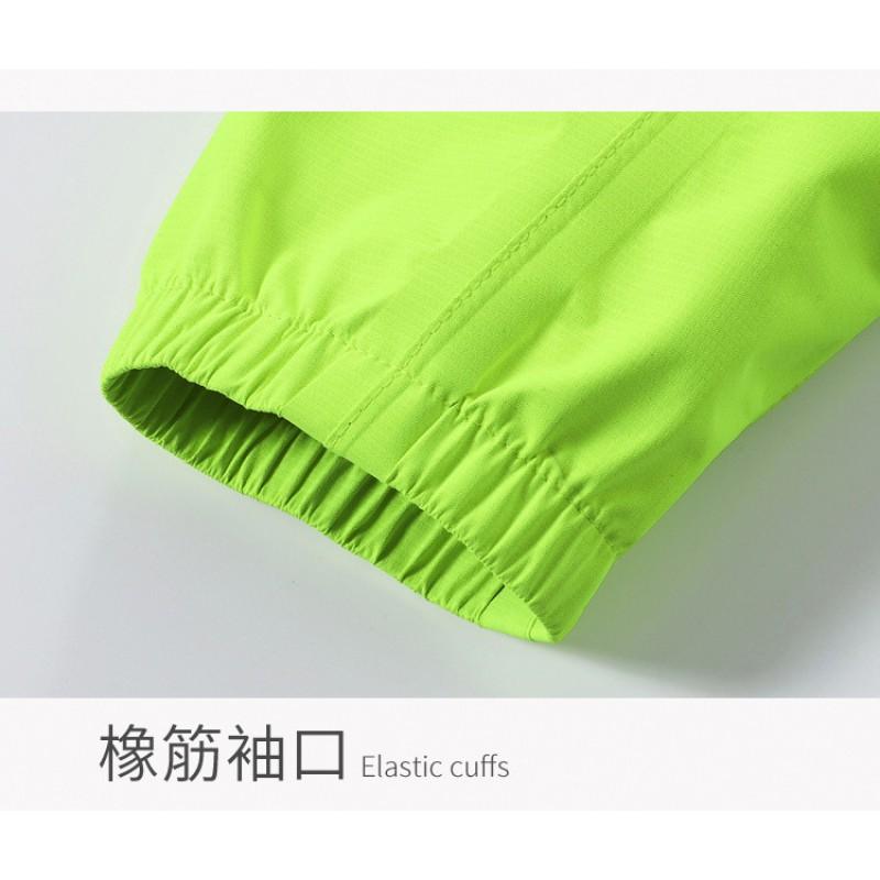 Mens Cycling Jacket Windproof Rain Resistant UV Protection Warm Outdoor Sport Coat Solid Color Reflective Trim