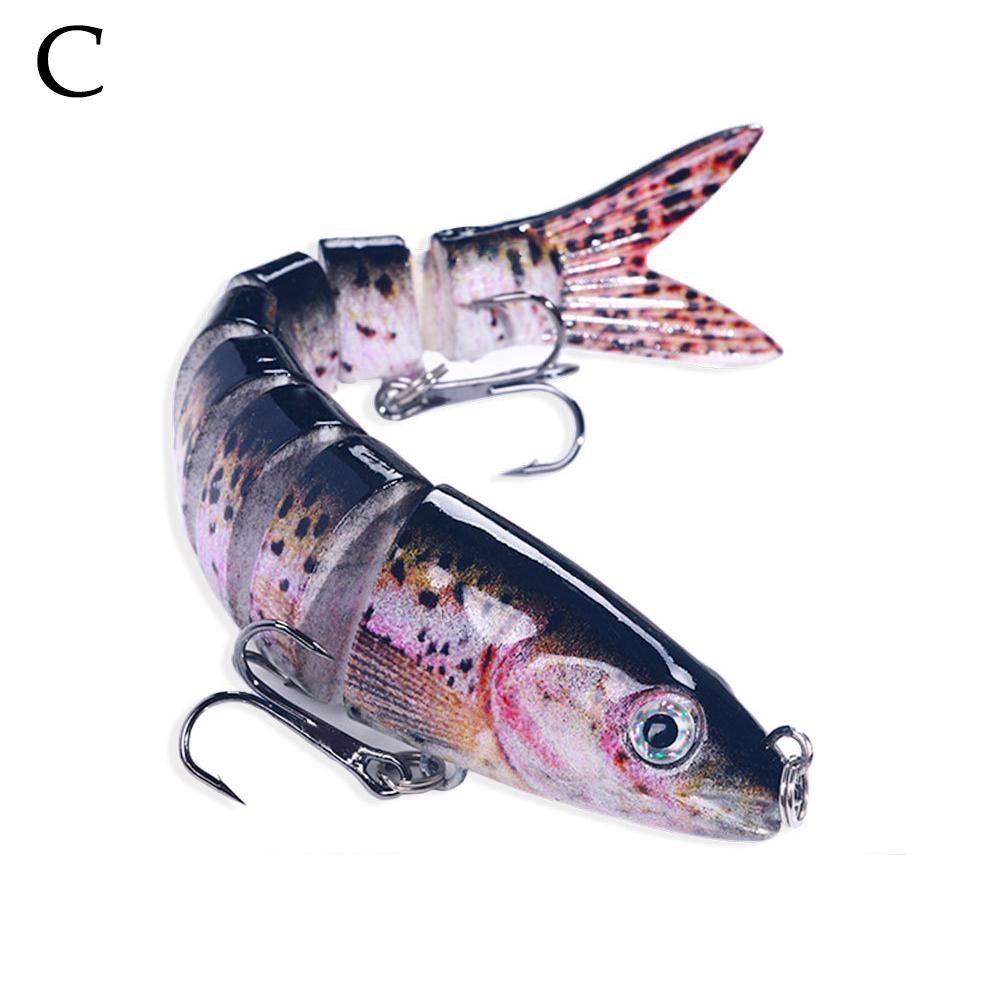 13.4cm 18.6g Wobblers Pike Fishing Lures Artificial Multi Jointed Sections Artificial Hard Bait Trolling Pike Carp Fishing Tools