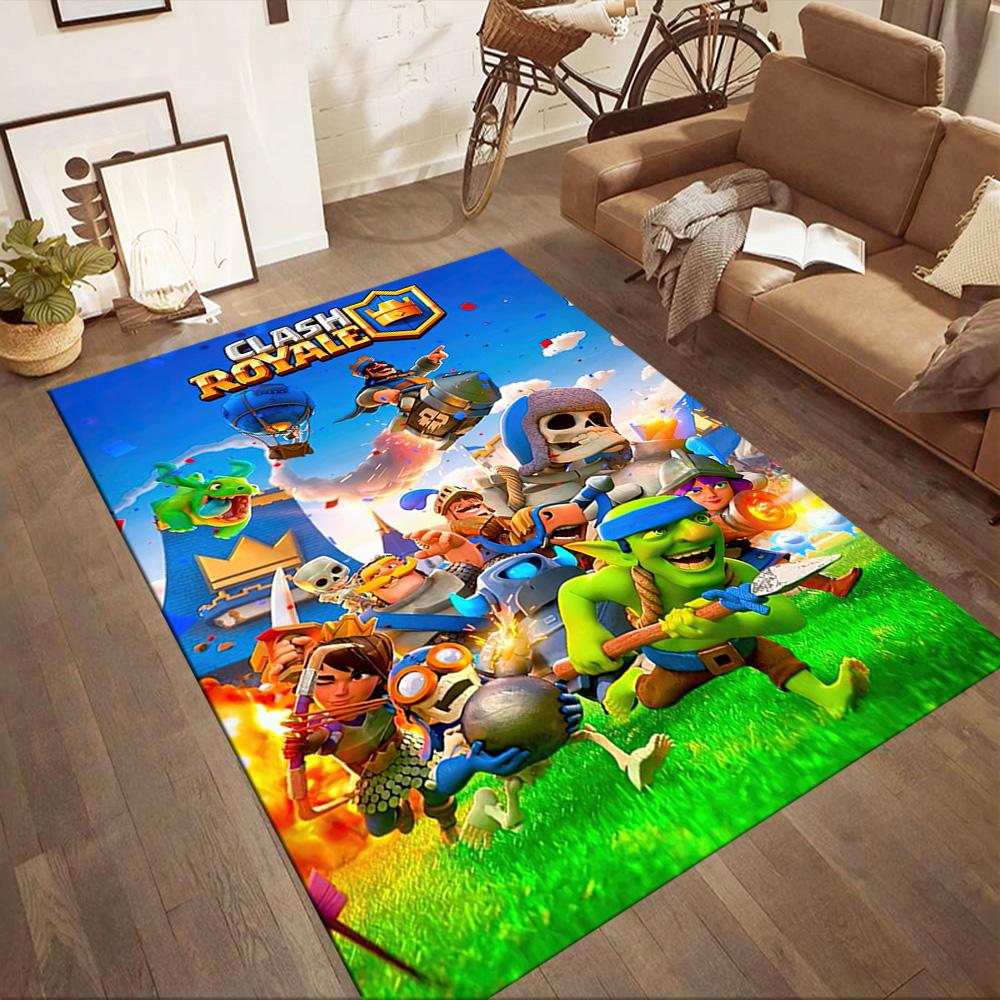 Clash Royale Square rugs are a great choice for living rooms, bedrooms, home décor, and as gifts.
