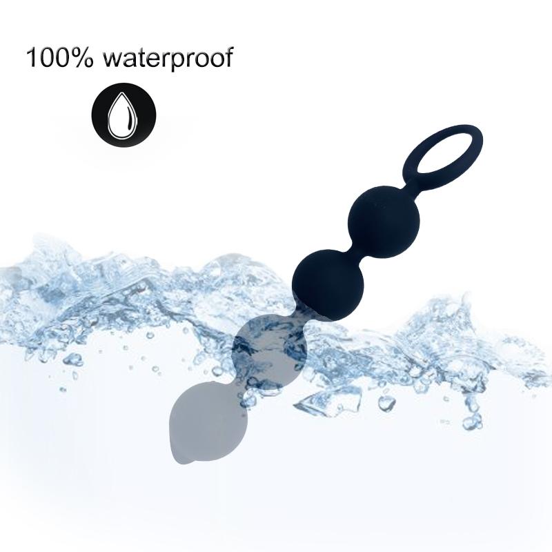 4 Balls Anal Beads Prostate Massage Butt Plug Sex Toys for Women Couples Men Anal Plug with Pull Ring Silicone G-spot Stimulate